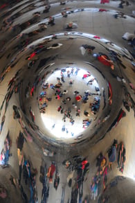 Chicago's Highly Visited Bean - the Cloud Gate Reflective Sculpture