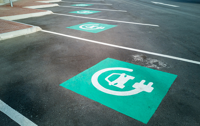 parking for electric  cars-1